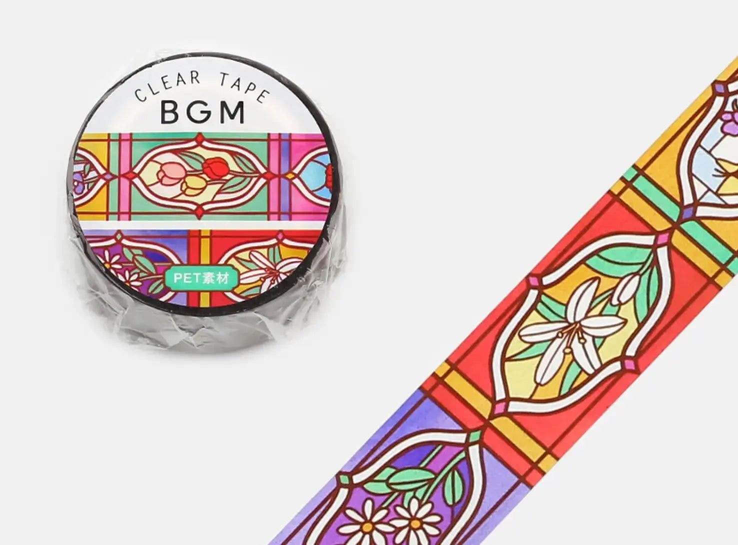 Beautiful Stained Glass Translucent Washi Tape for Art Projects ...