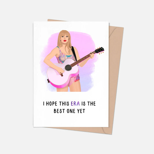 Taylor Best Era Yet Birthday Card