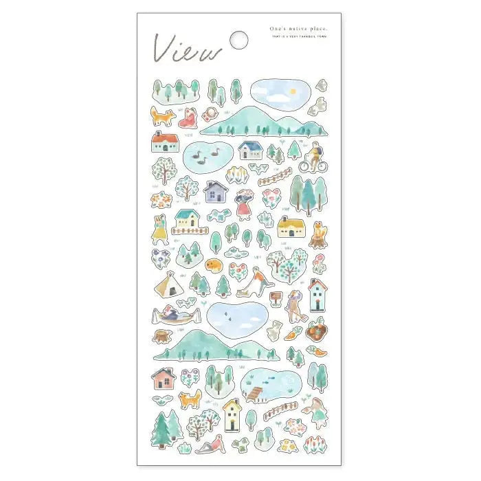 View - Mind Wave Cozy Sticker Sheet