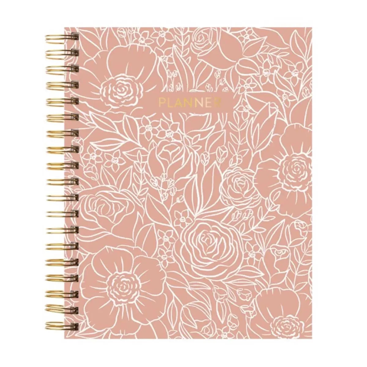 White Line Drawn Undated Planner Elyse Breanne Design