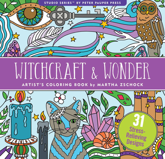 Witchcraft & Wonder Coloring Book Peter Pauper Press
