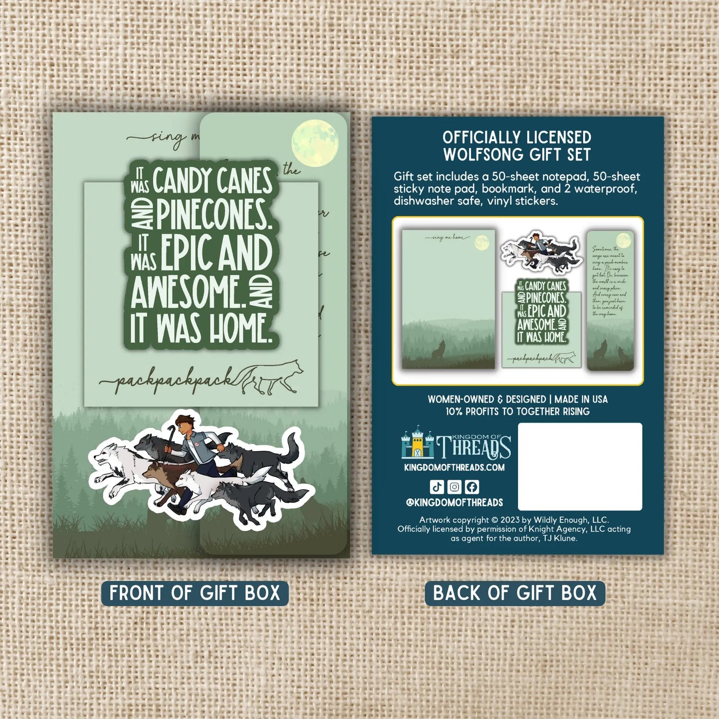 Wolfsong Boxed Stationery Gift Set | TJ Klune