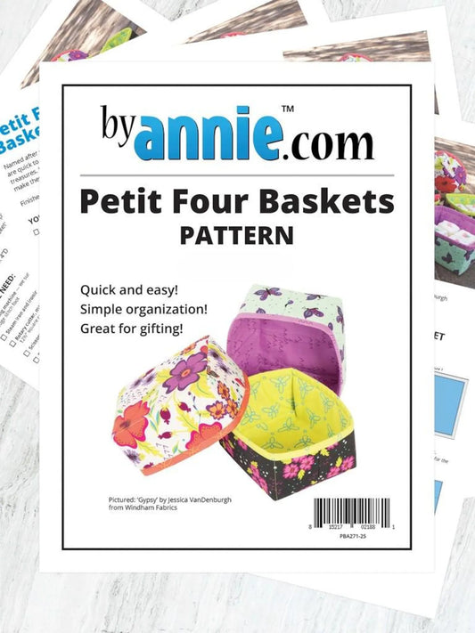 Petit Four Baskets - Pattern