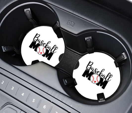Baseball Mom - Car Coaster