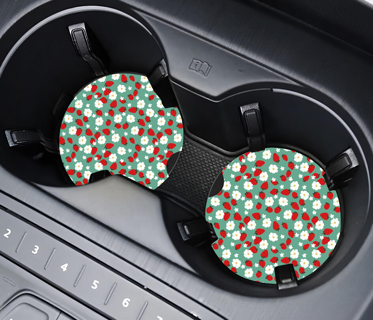 Strawberry Fields- Car Coaster