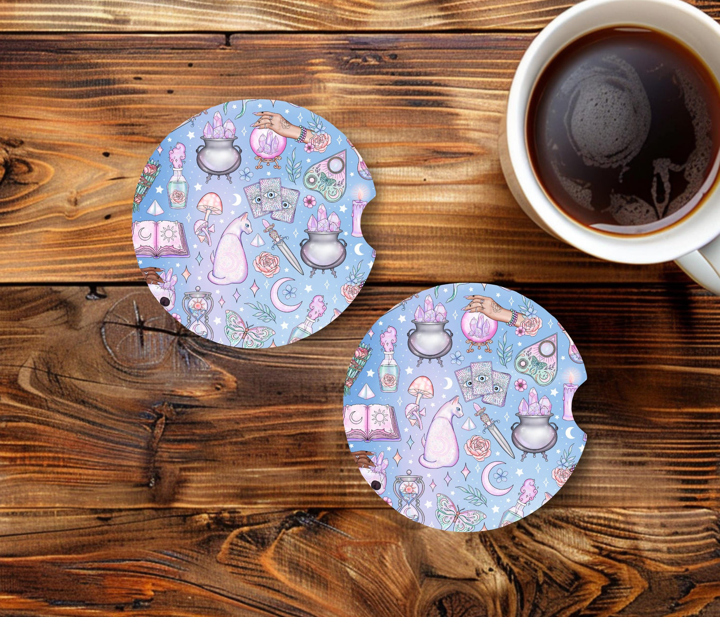 Magical Cat - Car Coaster