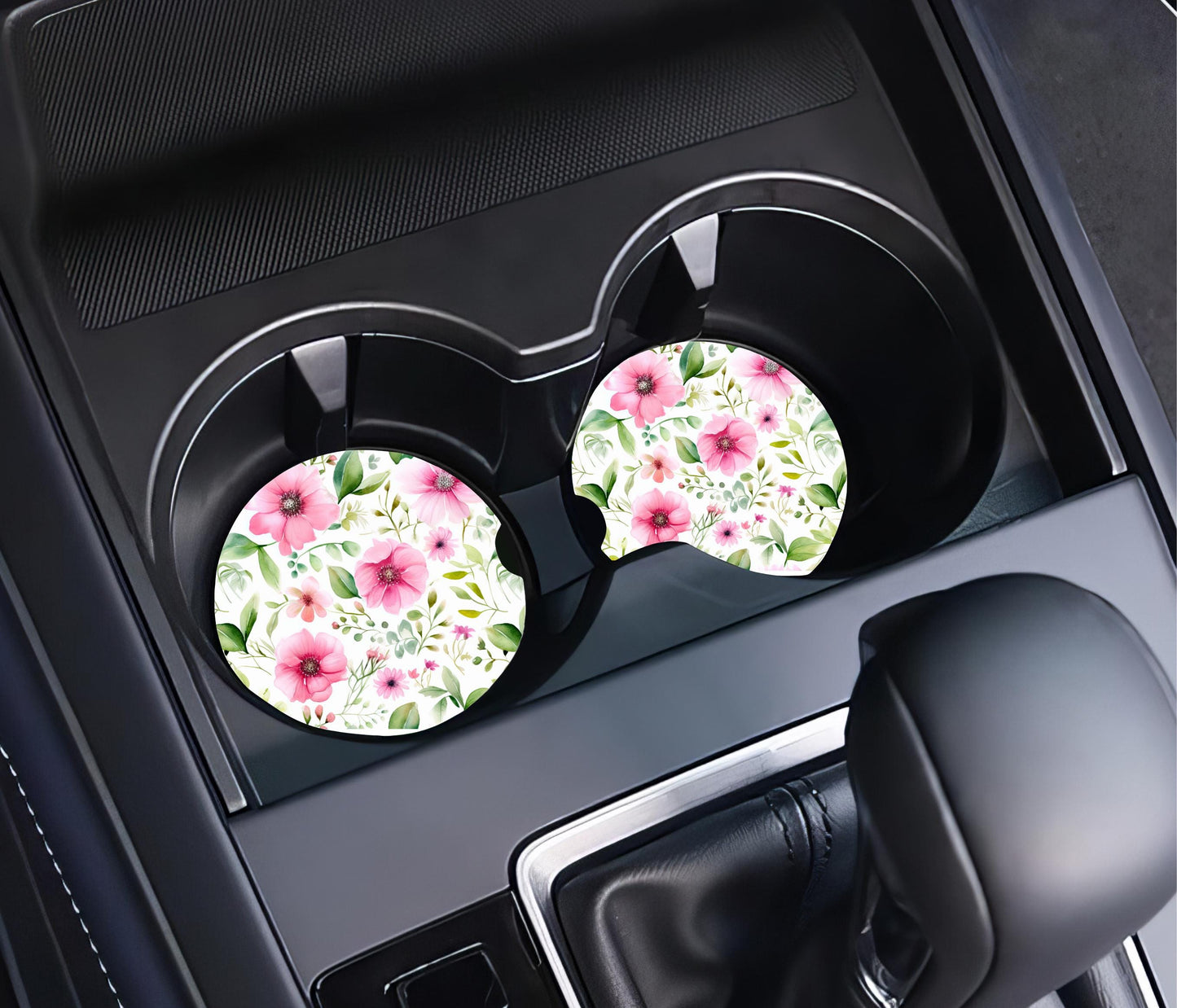 English Ivy Rose - Car Coaster