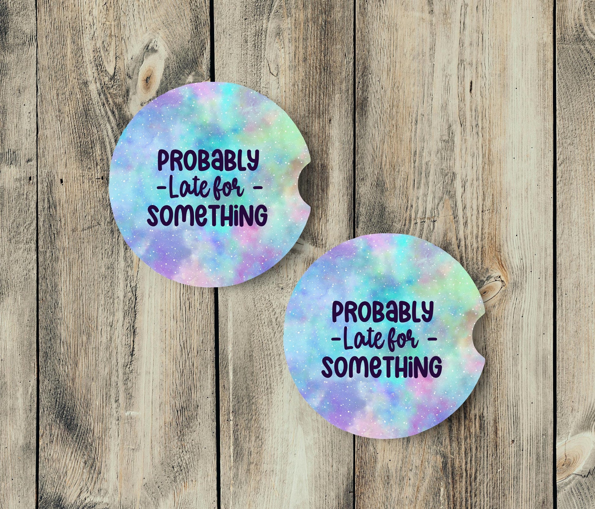 Probably Late for Something - Car Coaster