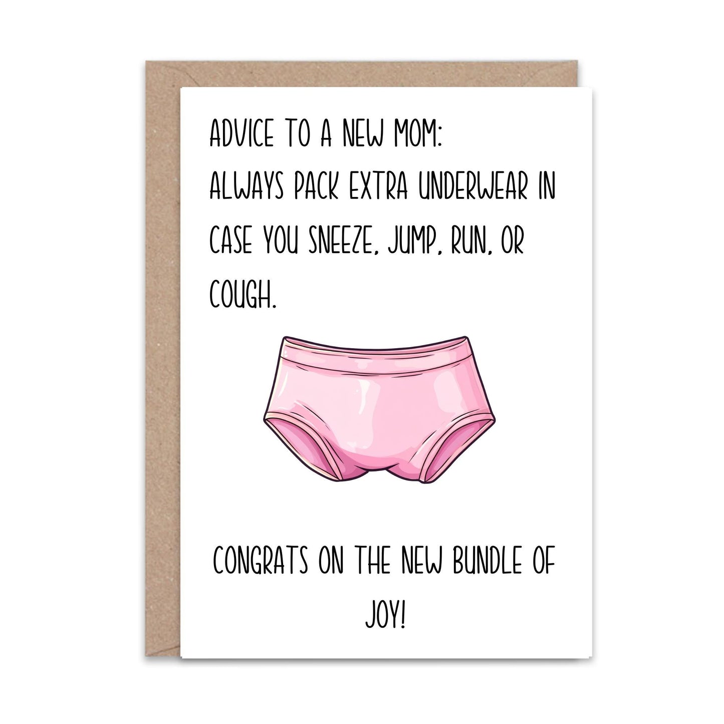 Advice to a new mom ( New Baby) - Greeting Card - Greeting Card