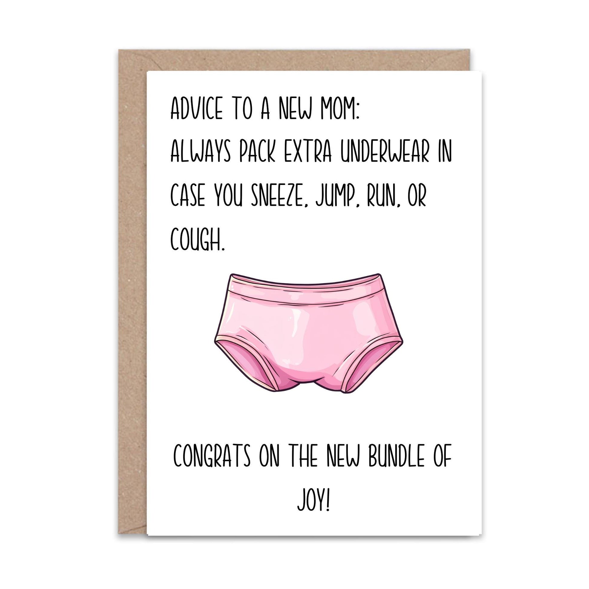 Advice to a new mom ( New Baby) - Greeting Card - Greeting Card