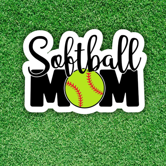 Softball Mom- Sticker