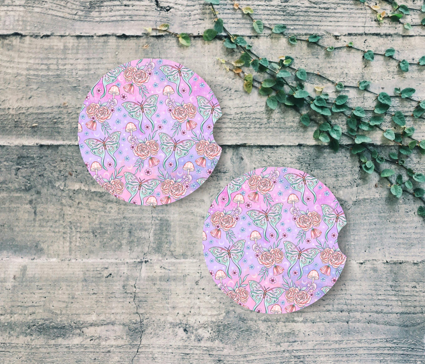 Luna Moth- Car Coaster