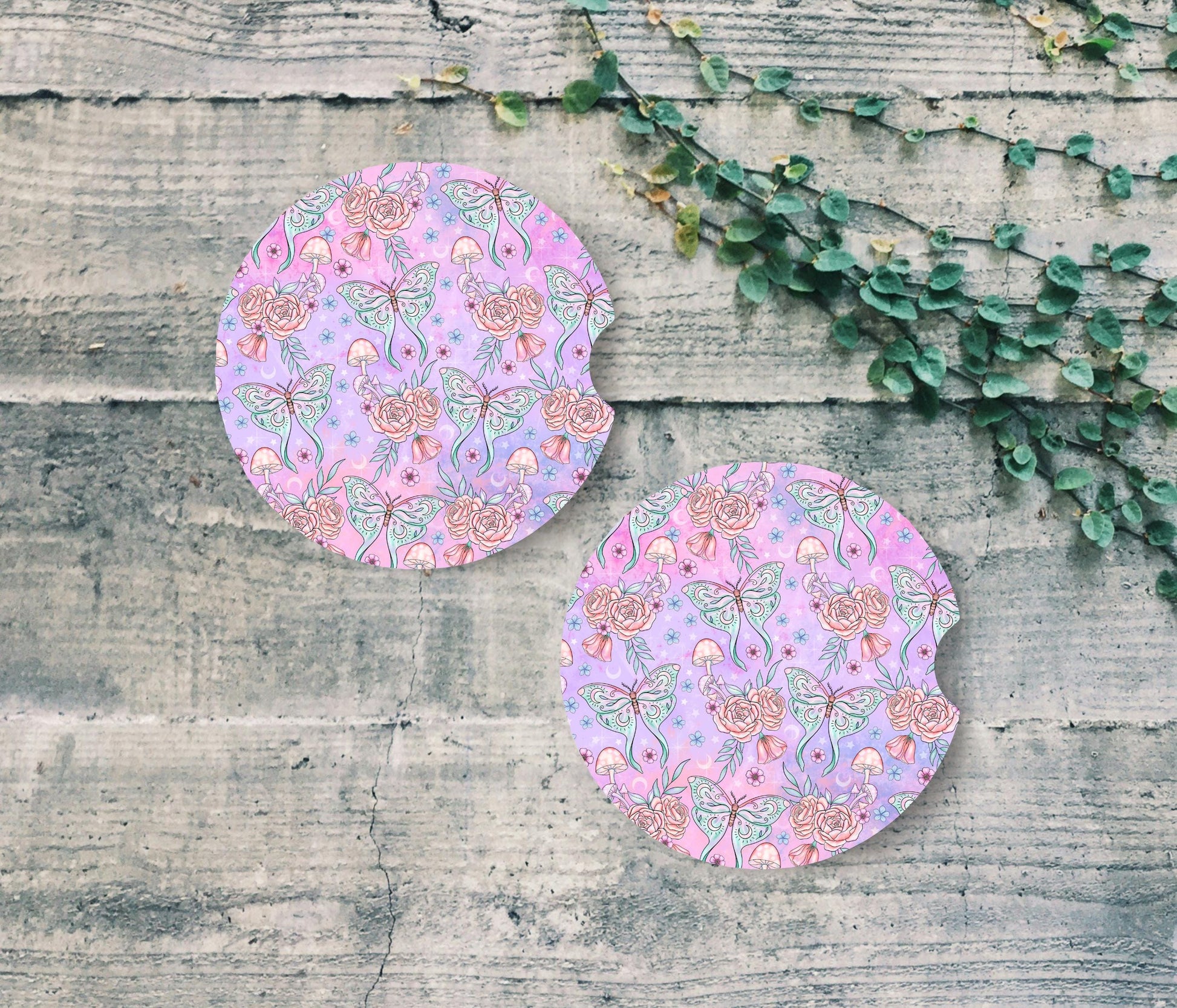 Luna Moth- Car Coaster