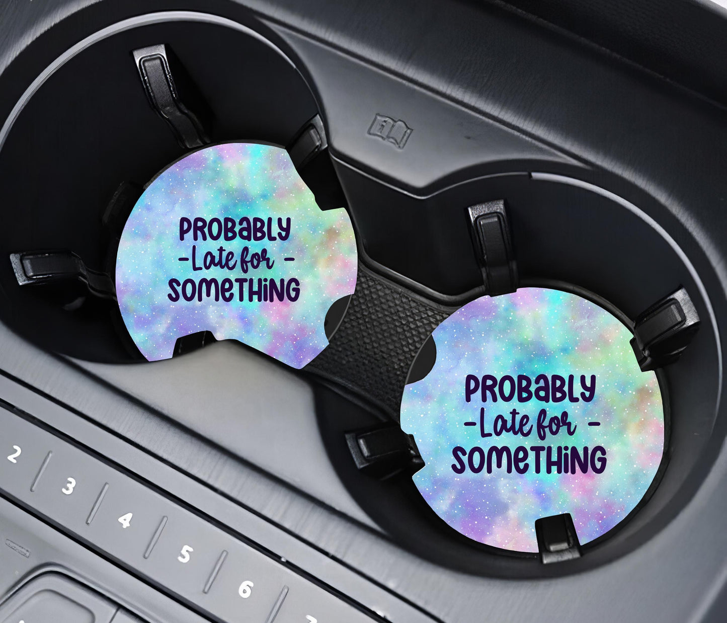 Probably Late for Something - Car Coaster