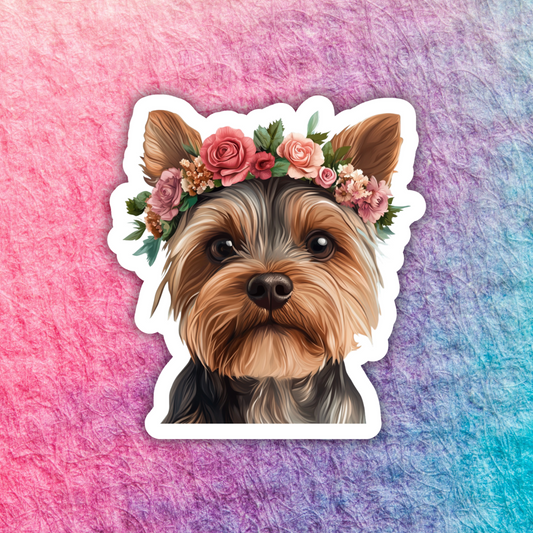 Yorkshire Terrier- Sticker